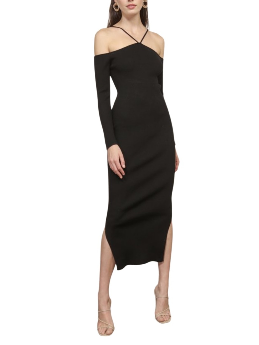 Line & Dot Amanda Sweater Midi Dress